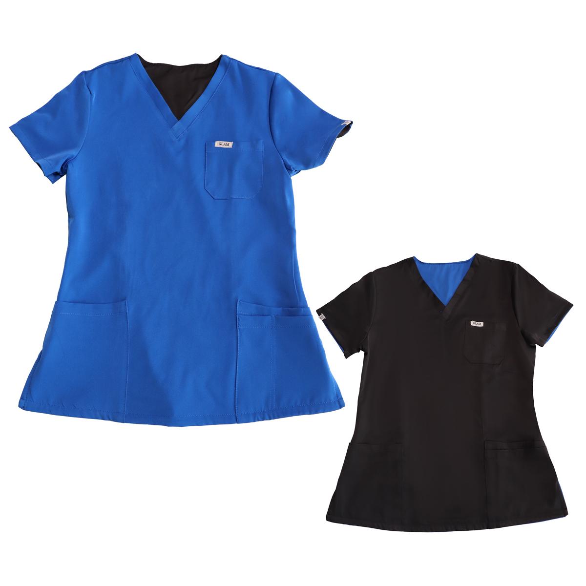 Reversible Scrub Top